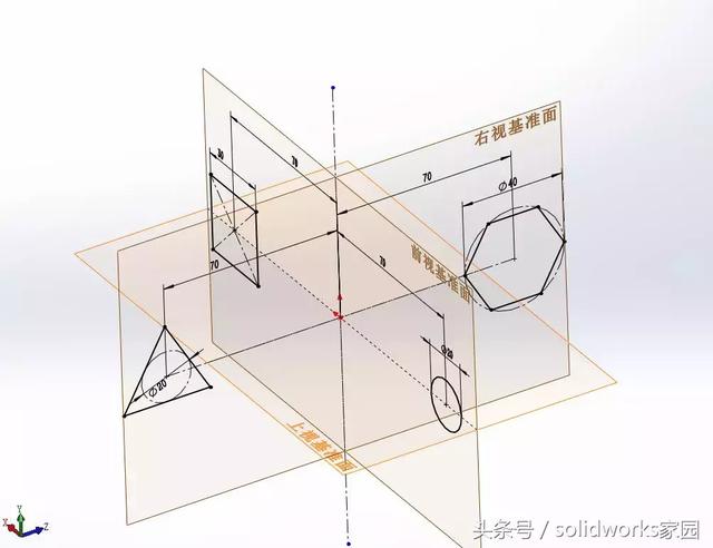 Solidworks一步旋转变形环浅析的图2