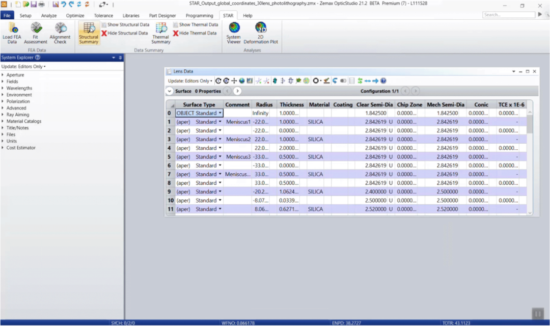 Zemax 21.2 版本发布——欢迎试用全新 OpticStudio STAR 模块的图7
