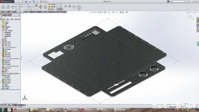 用SolidWorks钣金工具画一个桌面机箱的图2