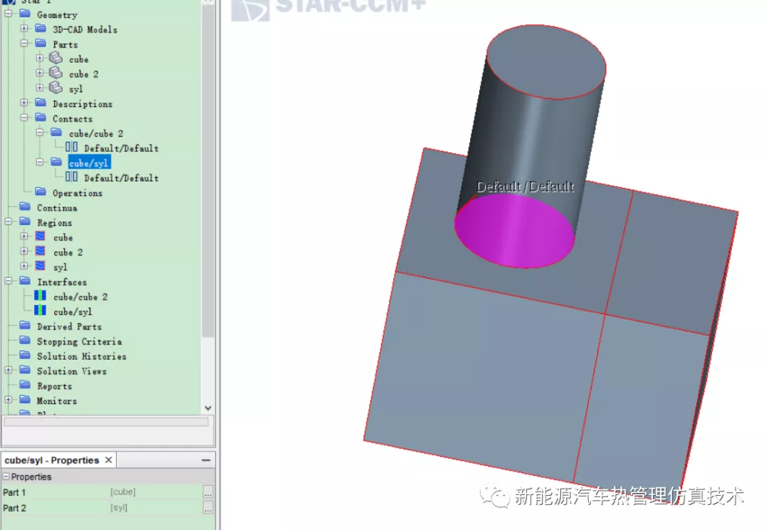 基于Star CCM+ 热管理仿真interface没有生成的原因的图8