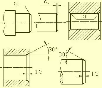 CAD、proe、SW机械制图之零件图的尺寸标注法的图9