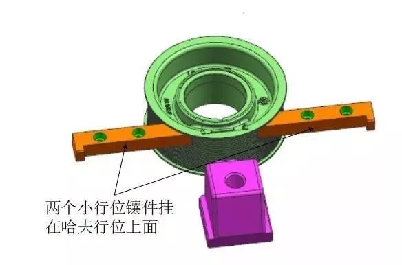 UG模具设计之行位中带斜行位结构的图8