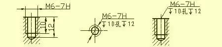 CAD、proe、SW机械制图之零件图的尺寸标注法的图6