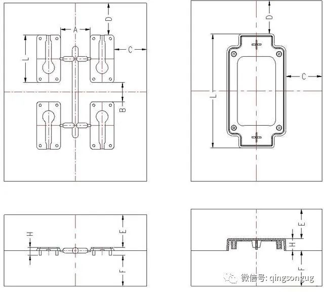 丰田标志注塑模具设计-浇注系统及模仁大小的确定的图10