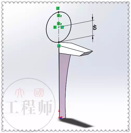 用SolidWorks建模的复杂几何体的图10