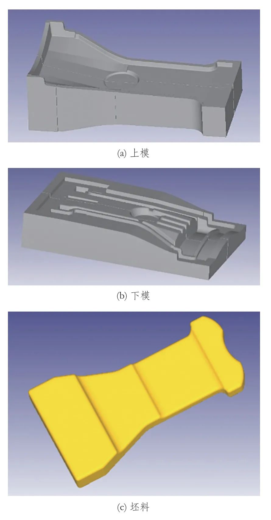 主推力节锻造成形过程有限元模拟的图3