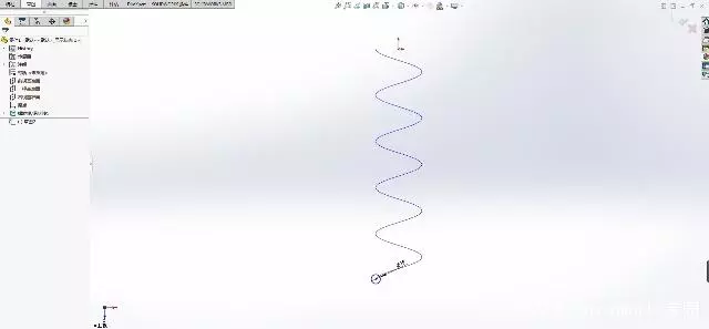 solidworks中绘制弹簧的图6