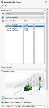 Moldex3D模流分析之SYNC for SOLIDWORKS模拟可制造性设计的图19