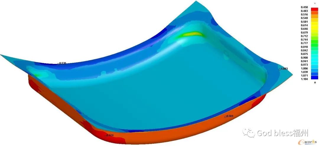 基于DynaForm的双层板料成型分析的图10