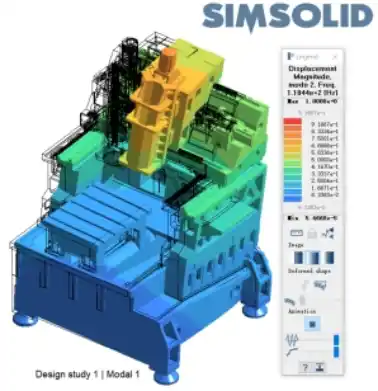 基于SimSolid的立式加工中心整机模态分析1407.png