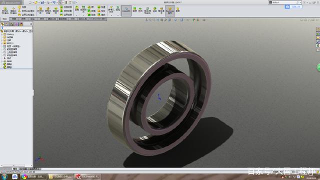 用SolidWorks建模一个轴承的图15