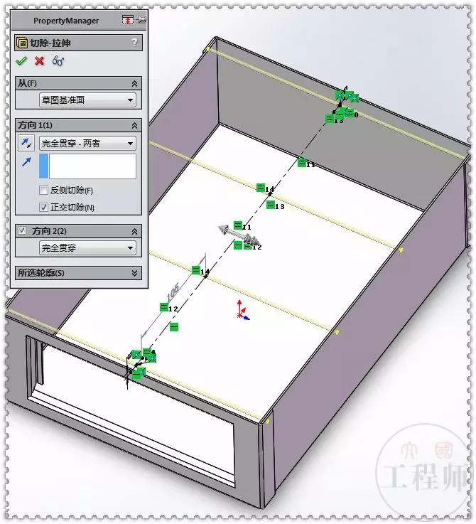 用SolidWorks建模的钣金盒子【转载学习】的图19