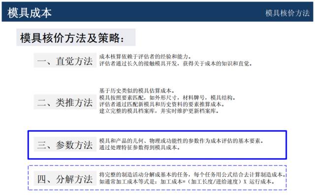 模具价格怎么谈判？来学一学成本核算以及报价技巧的图5