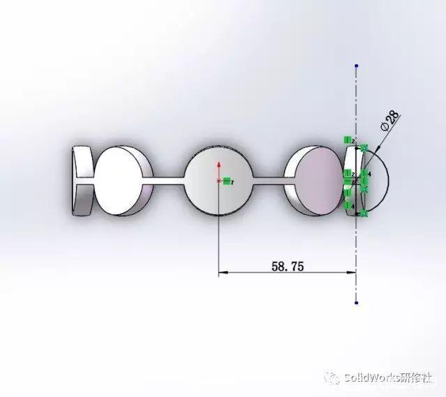 用SolidWorks建模一个轴承的图10