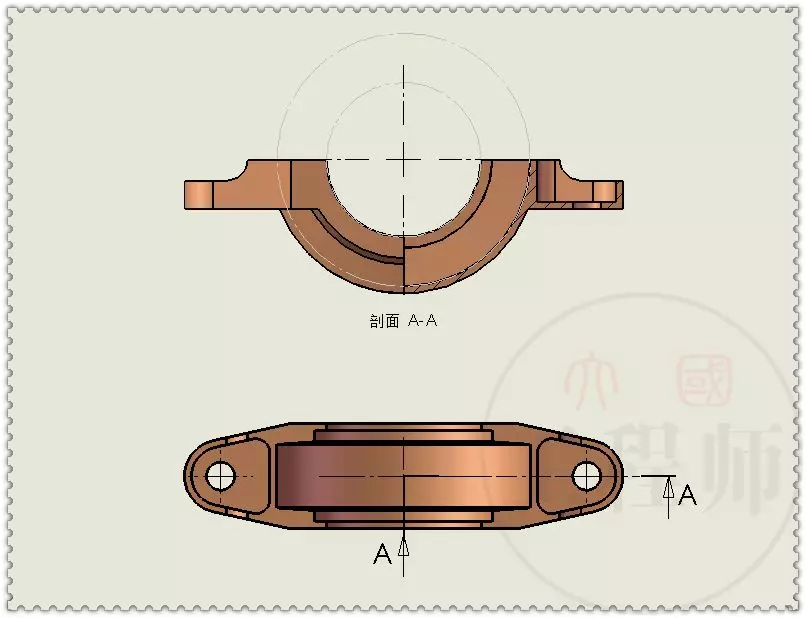 用SolidWorks工程图还原一张练习题的图16