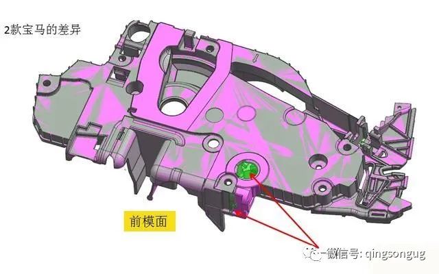 出口模汽车宝马两款产品互换的图3