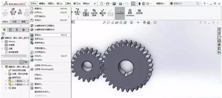 SolidWorks如何制作两个齿轮啮合动画?的图11