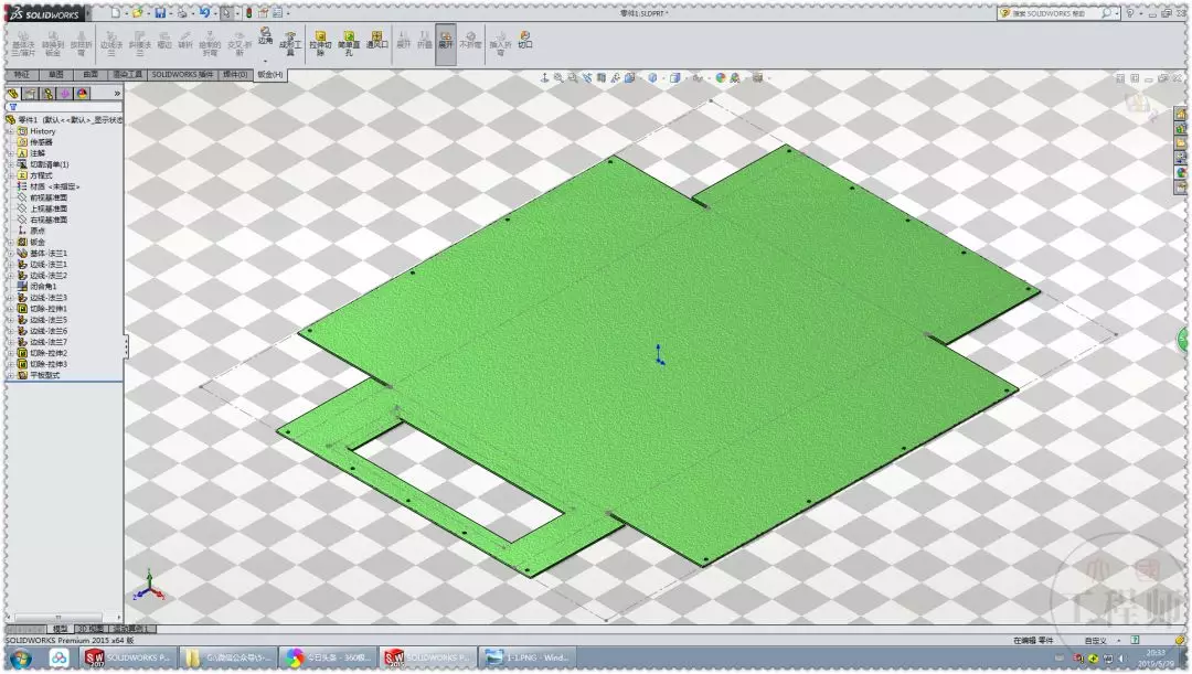 用SolidWorks建模的钣金盒子【转载学习】的图24