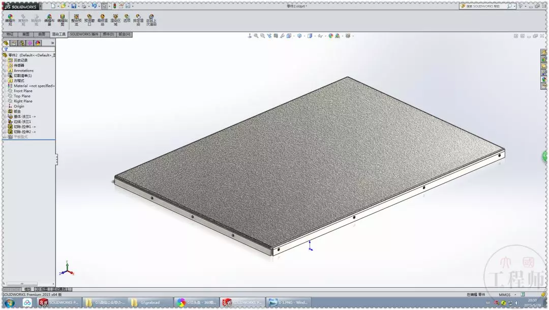 用SolidWorks建模的钣金盒子【转载学习】的图25