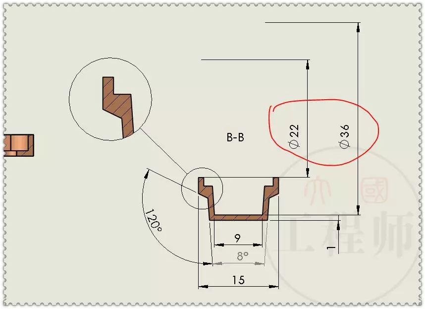 用SolidWorks工程图还原一张练习题的图27