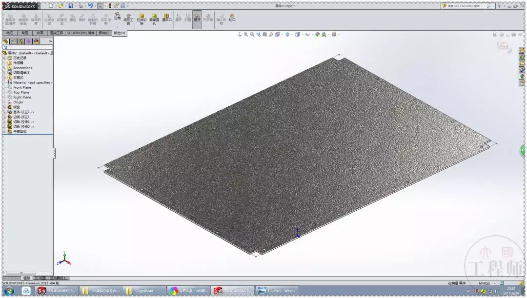 用SolidWorks建模的钣金盒子【转载学习】的图39