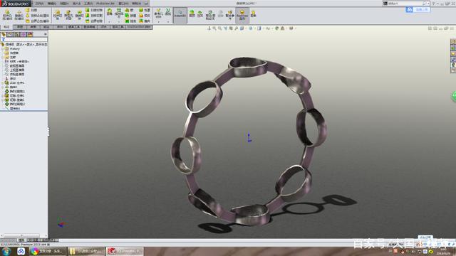 用SolidWorks建模一个轴承的图2