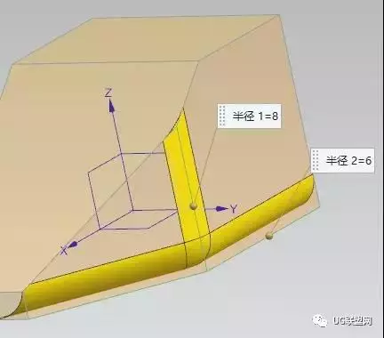 UG编程：圆角修剪实例的图5