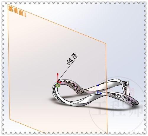 用SolidWorks画一个扭曲的环面，这个方法很费电脑的图16