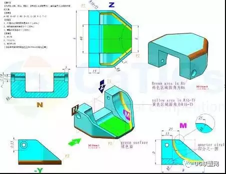 UG编程：圆角修剪实例的图1