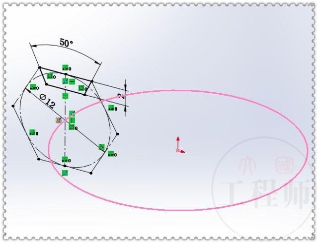 用SolidWorks画一个扭曲的环面，这个方法很费电脑的图6