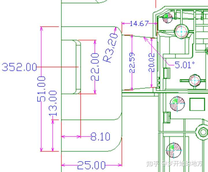 塑胶模具设计：初学者必须要懂的2D出图标注，你学到了吗的图13