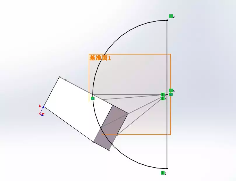 SolidWorks练习题：3D14-H05(拉伸、切除、3D草图、旋转切除、抽壳)的图10