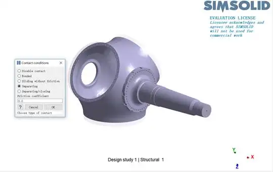 Simsolid在风电机组轮毂初步设计中的应用的图9