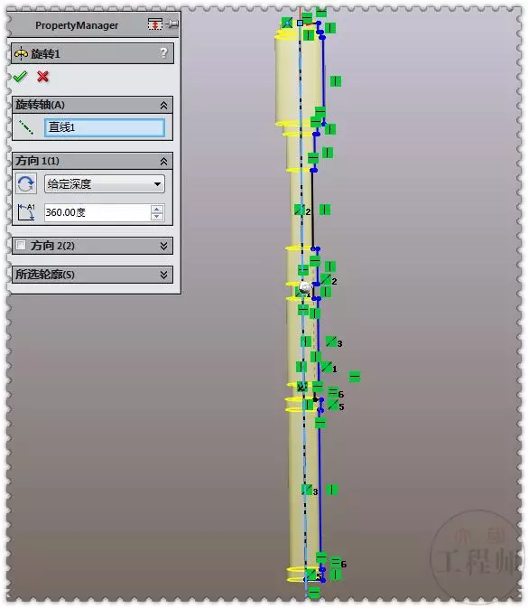 SolidWorks模型分享：游戏里的链锯大斧【转载】的图2