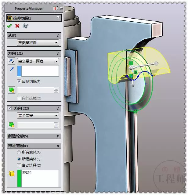 SolidWorks模型分享：游戏里的链锯大斧【转载】的图8