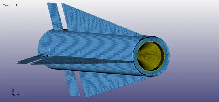 LS-DYNA导弹破甲战斗部聚能射流3D模型侵彻靶板仿真模拟的图2