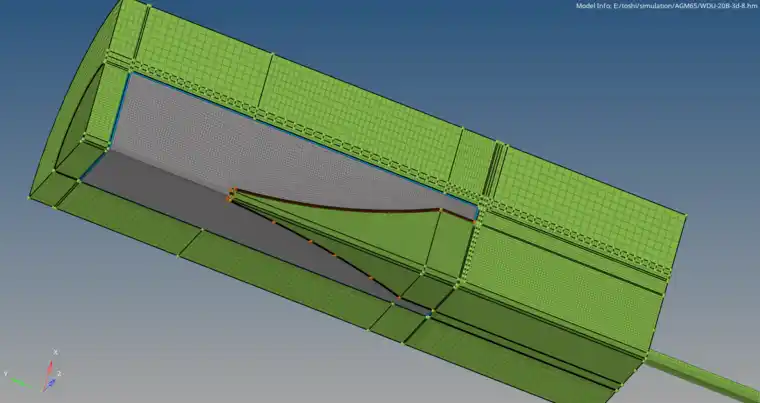 LS-DYNA导弹破甲战斗部聚能射流3D模型侵彻靶板仿真模拟的图8