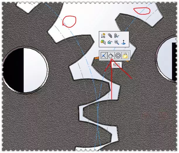 用SolidWorks装配的齿轮之间的配合运动的图15