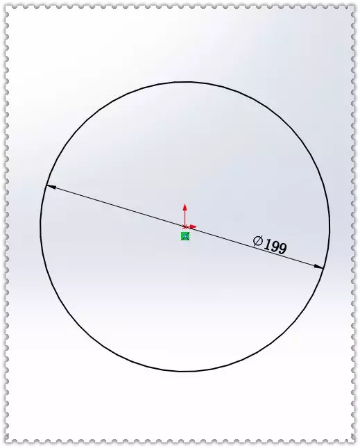 用SolidWorks实体建模的裤型三通管的图2