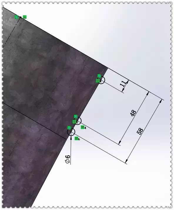 用SolidWorks实体建模的裤型三通管的图12