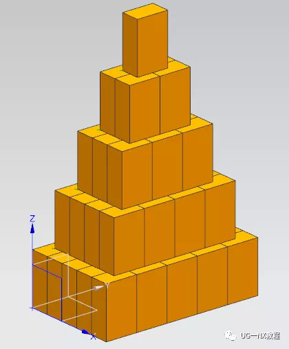 UG入门图文教程——阵列增量（蝎子尾巴和金字塔）的图7