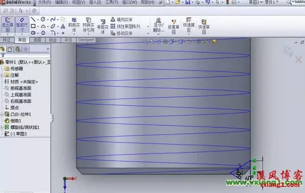 SolidWorks螺纹画法及工程图出图技巧总结【转载】的图6