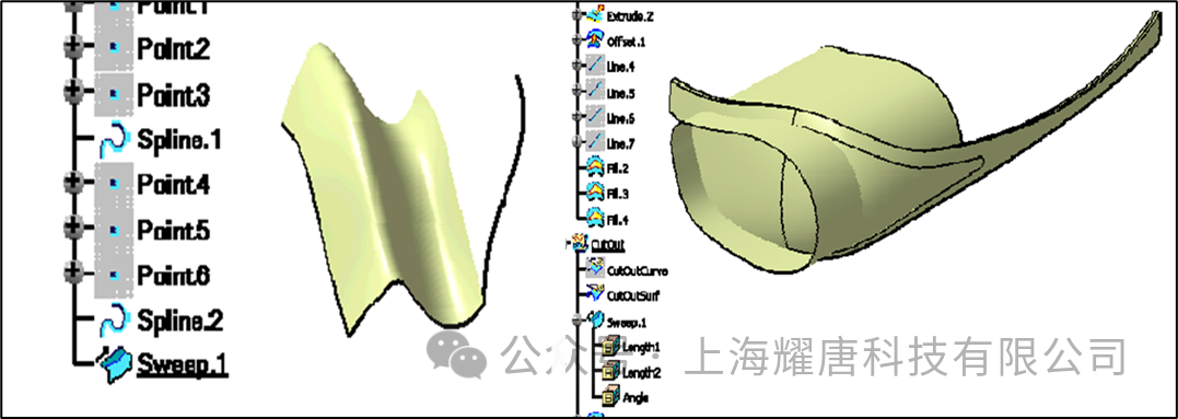 设计秘籍 | CATIA曲面扫掠