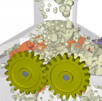 Ansys Rocky圆锥破碎机工作过程仿真