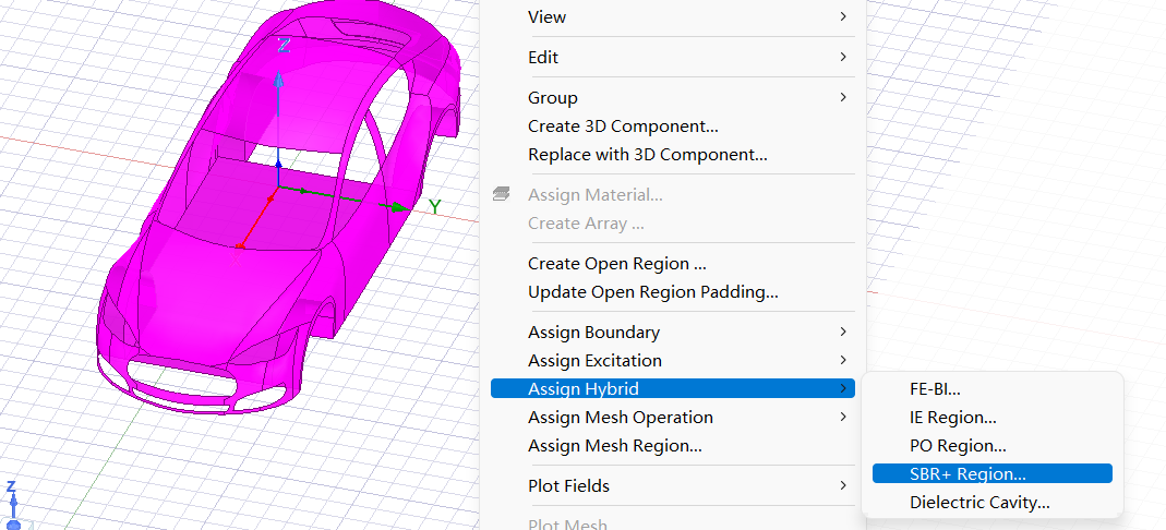 仿真应用 | ANSYS HFSS SBR+车载天线布局仿真