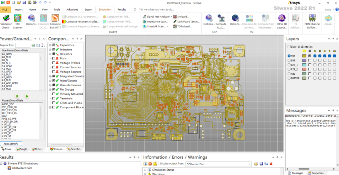 仿真技巧 | Ansys SIwave中使用IBIS模型进行DDR仿真的方法