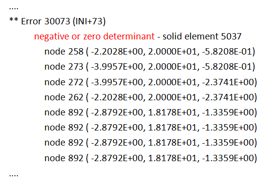 ANSYS LS-DYNA常见问题：行列式为负或零问题