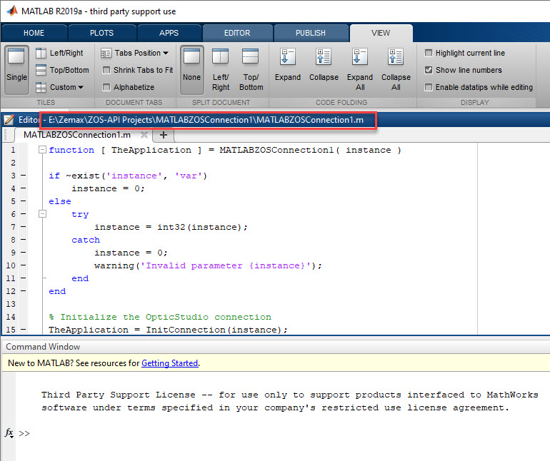 Matlab Launch