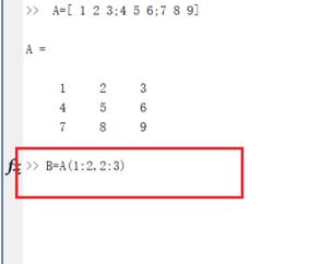 Matlab删除矩阵的某行某列形成新矩阵的操作方法截图