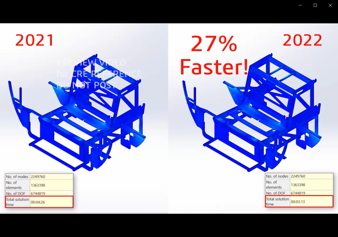 速度和准确性并不矛盾，SOLIDWORKS Simulation 助你高效设计 | SOLIDWORKS 2022 新功能揭秘